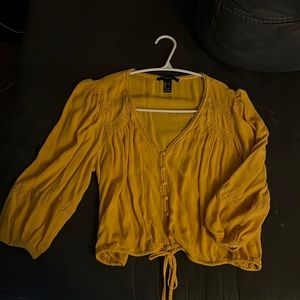 Forever 21 boho blouse. Slightly warn